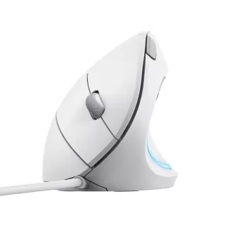 TRUST vertikální myš Verto ergonomická myš, USB, bílá TRUST vertikální myš Verto ergonomická myš, USB, bílá