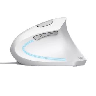 TRUST vertikální myš Verto ergonomická myš, USB, bílá TRUST vertikální myš Verto ergonomická myš, USB, bílá