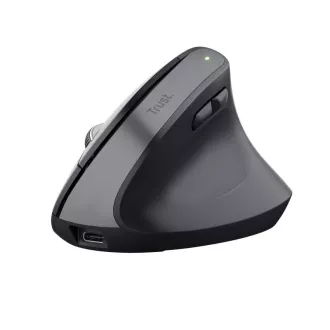 TRUST myš Bayo+ Ergonomická vertikální myš, Bezdrátová, černá TRUST myš Bayo+ Ergonomická vertikální myš, Bezdrátová, černá