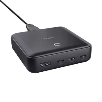 TRUST napájecí adaptér MAXO 100W, 3x USB-C, 1xUSB-A TRUST napájecí adaptér MAXO 100W, 3x USB-C, 1xUSB-A