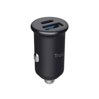 TRUST autonabíječka MAXO 38W, 1x USB-C, 1x USB TRUST autonabíječka MAXO 38W, 1x USB-C, 1x USB