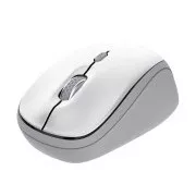 TRUST Myš YVI+, Bezdrátová, Eco, bílá - bluetooth + wifi