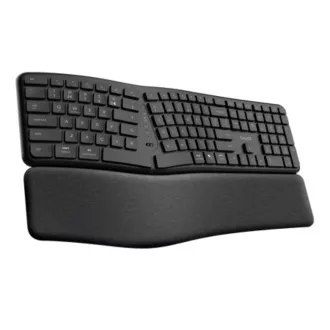 TRUST klávesnice Keyra, Ergonomická, Bezdrátová, US, černá TRUST klávesnice Keyra, Ergonomická, Bezdrátová, US, černá