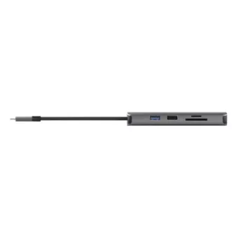TRUST Dokovací stanice DALYX USB-C, 8v1, HDMI, RJ45, 2xUSB-C, 2xUSB-A, microSD/SD karta, šedá TRUST Dokovací stanice DALYX USB-C, 8v1, HDMI, RJ45, 2xUSB-C, 2xUSB-A, microSD/SD karta, šedá