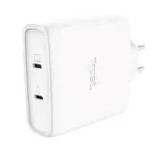 TRUST GaN Nabíječka MAXO 100W 2-Port, USB-C, bílá