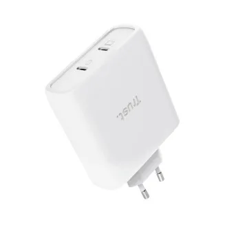 TRUST GaN Nabíječka MAXO 100W 2-Port, USB-C, bílá TRUST GaN Nabíječka MAXO 100W 2-Port, USB-C, bílá