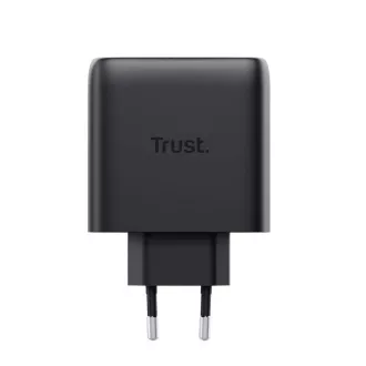 TRUST GaN Nabíječka MAXO 65W 2-Port, USB-C, černá TRUST GaN Nabíječka MAXO 65W 2-Port, USB-C, černá