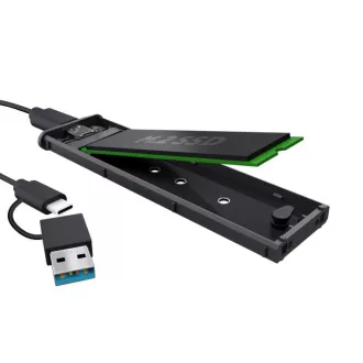 TRUST Externí box pro M.2 SSD, USB-C 3.2 Gen2, M.2 2280, černá TRUST Externí box pro M.2 SSD, USB-C 3.2 Gen2, M.2 2280, černá