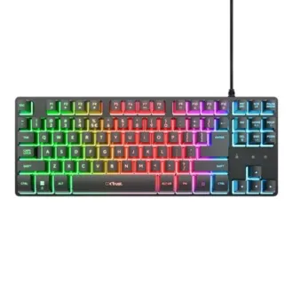 TRUST Klávesnice GXT 833 Thado, Membránová, USB, RGB, černá TRUST Klávesnice GXT 833 Thado, Membránová, USB, RGB, černá