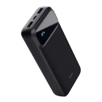 TRUST Powerbanka Avala, 20000 mAh, 1xUSB-C + 2xUSB, černá TRUST Powerbanka Avala, 20000 mAh, 1xUSB-C + 2xUSB, černá