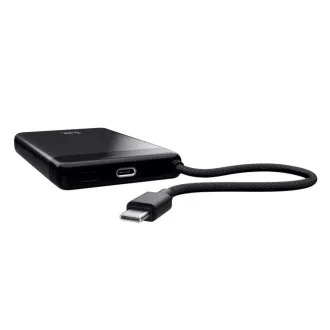 TRUST Powerbanka Fiera, 10000 mAh, S kabelem, 2x USB-C, černá TRUST Powerbanka Fiera, 10000 mAh, S kabelem, 2x USB-C, černá
