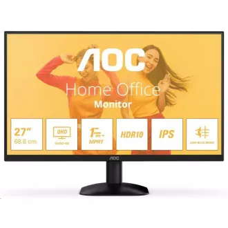 AOC MT 27" Q27B35E - 2560x1440, IPS, 75Hz, 1xHDMI, 1xDP AOC MT 27" Q27B35E - 2560x1440, IPS, 75Hz, 1xHDMI, 1xDP