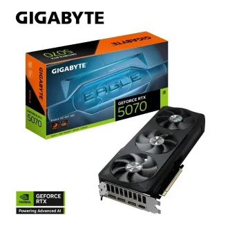 GIGABYTE VGA NVIDIA GeForce RTX 5070 EAGLE OC 12G, 12G GDDR7, 3xDP, 1xHDMI GIGABYTE VGA NVIDIA GeForce RTX 5070 EAGLE OC 12G, 12G GDDR7, 3xDP, 1xHDMI