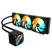 GIGABYTE Vodní chladič GAMING 360, 3x120mm, ARGB, LGA1851, AM5, černá