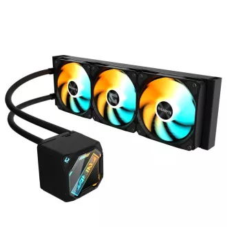 GIGABYTE Vodní chladič GAMING 360, 3x120mm, ARGB, LGA1851, AM5, černá GIGABYTE Vodní chladič GAMING 360, 3x120mm, ARGB, LGA1851, AM5, černá