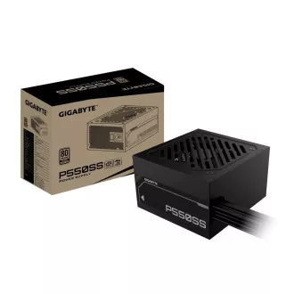 GIGABYTE zdroj P550SS, 550W, 80+ Silver, 120mm, ATX 3.0, černá