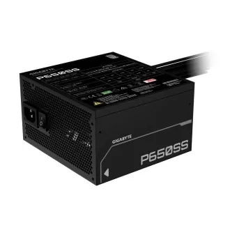 GIGABYTE zdroj P650SS, 650W, 80+ Silver, 120mm, ATX 3.0, černá GIGABYTE zdroj P650SS, 650W, 80+ Silver, 120mm, ATX 3.0, černá