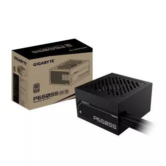GIGABYTE zdroj P650SS, 650W, 80+ Silver, 120mm, ATX 3.0, černá GIGABYTE zdroj P650SS, 650W, 80+ Silver, 120mm, ATX 3.0, černá