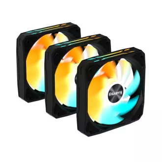 GIGABYTE ventilátor EZ CHAIN FAN 3-PACK, 3x120mm, černá GIGABYTE ventilátor EZ CHAIN FAN 3-PACK, 3x120mm, černá