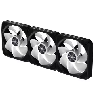 GIGABYTE ventilátor EZ CHAIN RVS FAN 3-PACK, 3x120mm, černá GIGABYTE ventilátor EZ CHAIN RVS FAN 3-PACK, 3x120mm, černá