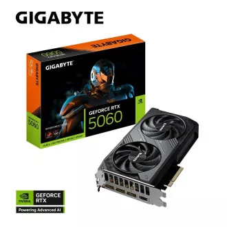 GIGABYTE VGA NVIDIA GeForce RTX 5060 WINDFORCE OC 8G, 8G GDDR7, 3xDP, 1xHDMI GIGABYTE VGA NVIDIA GeForce RTX 5060 WINDFORCE OC 8G, 8G GDDR7, 3xDP, 1xHDMI