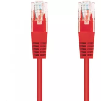 C-TECH kabel patchcord Cat5e, UTP, červený, 0, 5m C-TECH kabel patchcord Cat5e, UTP, červený, 0, 5m