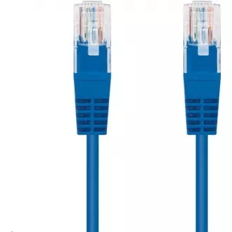C-TECH kabel patchcord Cat5e, UTP, modrý, 2m C-TECH kabel patchcord Cat5e, UTP, modrý, 2m