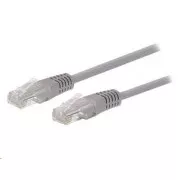 Kabel C-TECH patchcord Cat5e, UTP, šedý, 40m