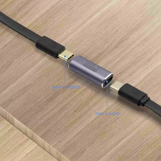 PremiumCord 40Gbps Aluminium USB-C Female - USB-C Female spojka PremiumCord 40Gbps Aluminium USB-C Female - USB-C Female spojka
