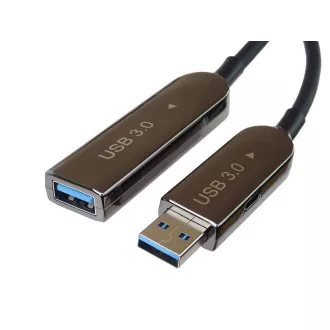 PREMIUMCORD Kabel USB3.0 + 2.0 prodlužovací optický AOC kabel A/Male - A/Female 10m PREMIUMCORD Kabel USB3.0 + 2.0 prodlužovací optický AOC kabel A/Male - A/Female 10m