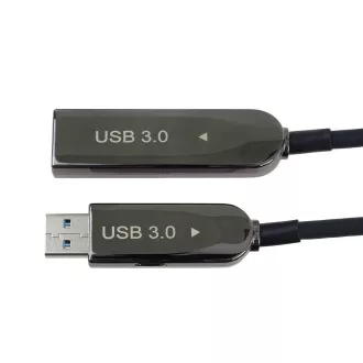 PREMIUMCORD Kabel USB3.0 + 2.0 prodlužovací optický AOC kabel A/Male - A/Female 10m PREMIUMCORD Kabel USB3.0 + 2.0 prodlužovací optický AOC kabel A/Male - A/Female 10m