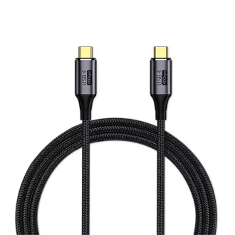 PREMIUMCORD Kabel USB4™ Gen 3x2 40Gbps 8K@60Hz 240W Thunderbolt 3 kabel 1, 2m PREMIUMCORD Kabel USB4™ Gen 3x2 40Gbps 8K@60Hz 240W Thunderbolt 3 kabel 1, 2m