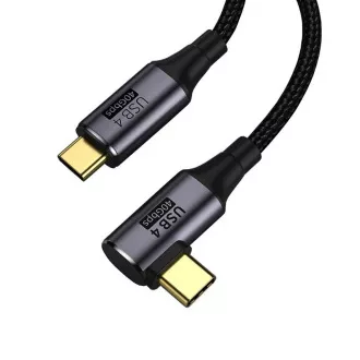 PREMIUMCORD Kabel USB4™ Gen 3x2 40Gbps 8K@60Hz 240W Thunderbolt 3 kabel 1, 2m PREMIUMCORD Kabel USB4™ Gen 3x2 40Gbps 8K@60Hz 240W Thunderbolt 3 kabel 1, 2m