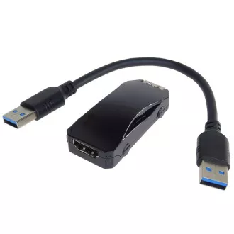 PremiumCord USB 3.0 adaptér na HDMI se zvukem, FULL HD 1080p PremiumCord USB 3.0 adaptér na HDMI se zvukem, FULL HD 1080p