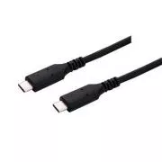 C-TECH kabel USB 4.0, Type-C (CM/CM), PD 100W, 40Gbps, 0, 5m, černý