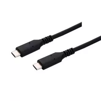 C-TECH kabel USB 4.0, Type-C (CM/CM), PD 100W, 40Gbps, 1m, černý C-TECH kabel USB 4.0, Type-C (CM/CM), PD 100W, 40Gbps, 1m, černý
