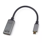 PremiumCord Adaptér USB-C na HDMI rozlišení obrazu 8K@60Hz, 4K@144Hz, 20cm