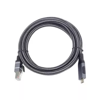 PremiumCord Ethernetový kabel USB-C na LAN RJ45 10/100/1000, 2m PremiumCord Ethernetový kabel USB-C na LAN RJ45 10/100/1000, 2m