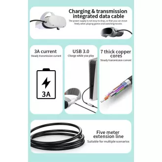 PREMIUMCORD USB-C repeater a prodlužovací kabel Male-Female, 5Gbps Aluminium 10m PREMIUMCORD USB-C repeater a prodlužovací kabel Male-Female, 5Gbps Aluminium 10m