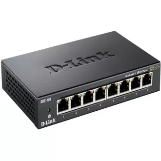 D-Link DGS-108 8-port Gigabit Metal Housing Desktop Switch D-Link DGS-108 8-port Gigabit Metal Housing Desktop Switch