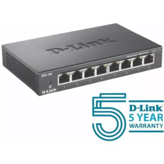 D-Link DGS-108 8-port Gigabit Metal Housing Desktop Switch D-Link DGS-108 8-port Gigabit Metal Housing Desktop Switch