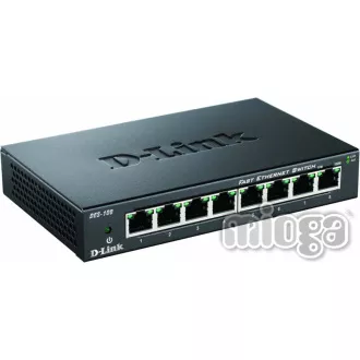 D-Link DES-108 8-port 10/100 Metal Housing Desktop Switch D-Link DES-108 8-port 10/100 Metal Housing Desktop Switch