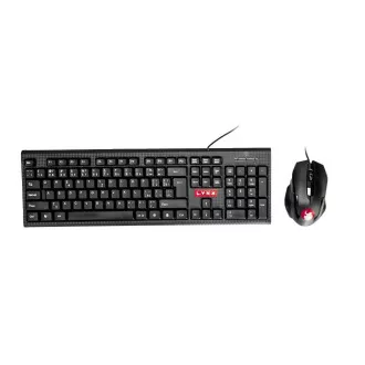 LYNX set klávesnice a myš, drátový set, USB, CZ/SK LYNX set klávesnice a myš, drátový set, USB, CZ/SK