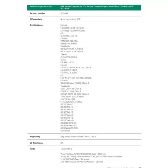 HPE Networking Instant On Secure Gateway 5-port SmartRate 2.5G PoE+ 64W SG2505P HPE Networking Instant On Secure Gateway 5-port SmartRate 2.5G PoE+ 64W SG2505P