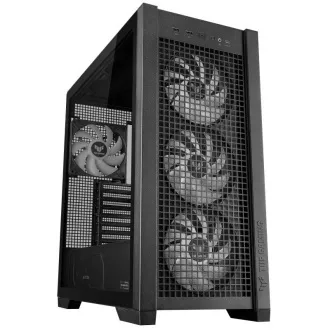 ASUS case TUF GAMING CASE (GT302) TG, Mid Tower, 4x 140mm ARGB Fan, černá ASUS case TUF GAMING CASE (GT302) TG, Mid Tower, 4x 140mm ARGB Fan, černá