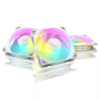 ASUS ventilátor TUF GAMING TR120 ARGB Reverse, 3x120mm, bílá ASUS ventilátor TUF GAMING TR120 ARGB Reverse, 3x120mm, bílá