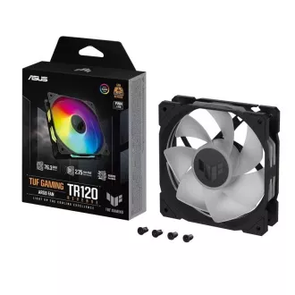 ASUS ventilátor TUF GAMING TR120 ARGB Reverse, 1x120mm, černá ASUS ventilátor TUF GAMING TR120 ARGB Reverse, 1x120mm, černá