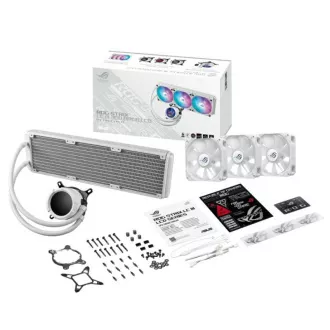 ASUS vodní chladič CPU AIO ROG STRIX LC III 360 ARGB LCD, 3x120mm, LCD Displej, LGA1851, AM5, černá ASUS vodní chladič CPU AIO ROG STRIX LC III 360 ARGB LCD, 3x120mm, LCD Displej, LGA1851, AM5, černá