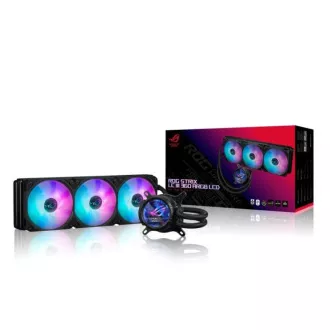 ASUS vodní chladič CPU AIO ROG STRIX LC III 360 ARGB LCD, 3x120mm, LCD Displej, LGA1851, AM5, černá ASUS vodní chladič CPU AIO ROG STRIX LC III 360 ARGB LCD, 3x120mm, LCD Displej, LGA1851, AM5, černá