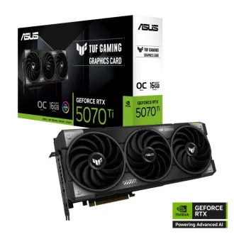 ASUS VGA NVIDIA GeForce RTX 5070 Ti TUF GAMING 16GB OC, 16GB GDDR7, 3xDP, 2xHDMI ASUS VGA NVIDIA GeForce RTX 5070 Ti TUF GAMING 16GB OC, 16GB GDDR7, 3xDP, 2xHDMI